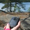 Garmin -GPS-laite maastossa