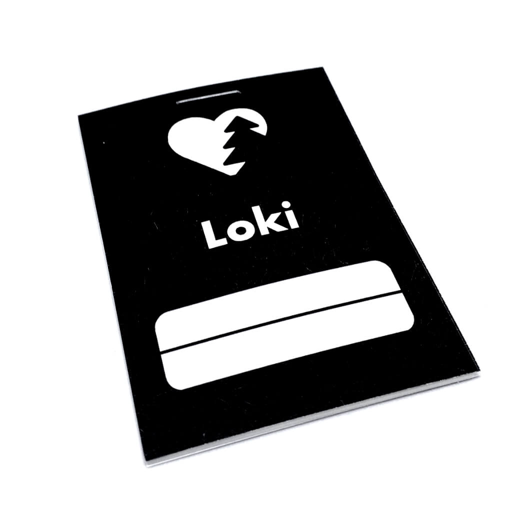 Kosteudenkestävä lokikirja 7x5 cm