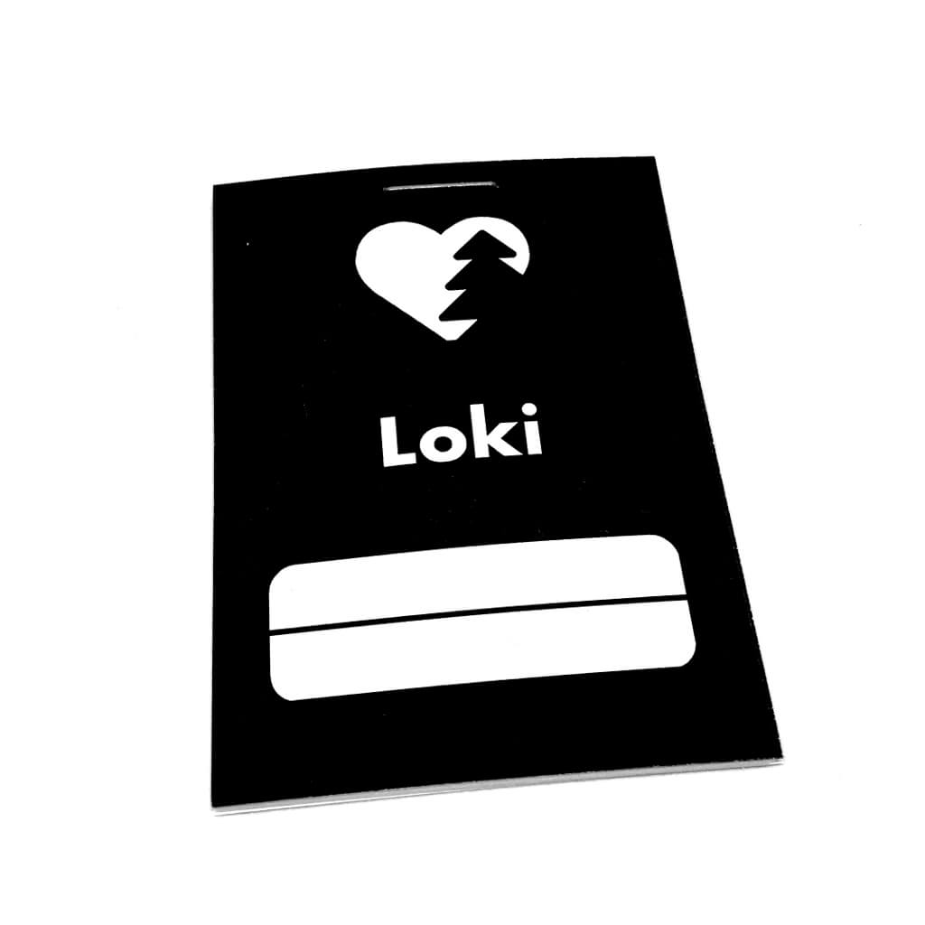 Kosteudenkestävä lokikirja 6,0x4,2 cm