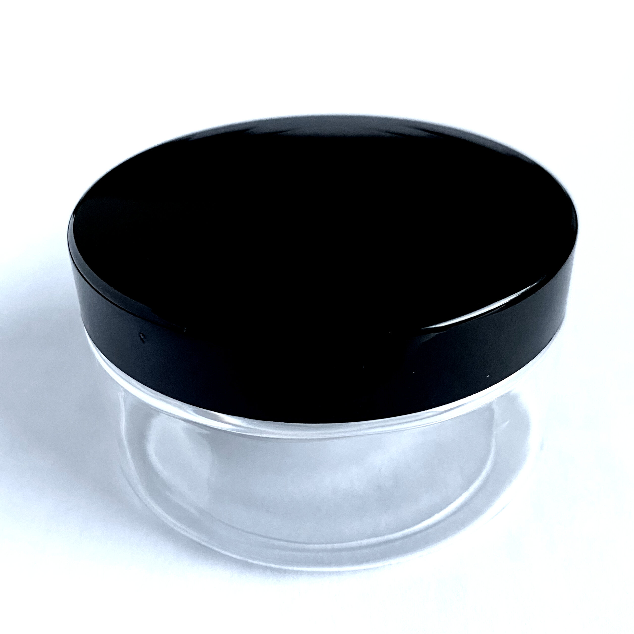 Pyöreä muovipurkki 1,0 dl